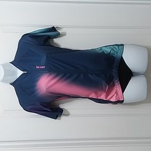 Womens Ombre Jersey Cycling Biking Shirt